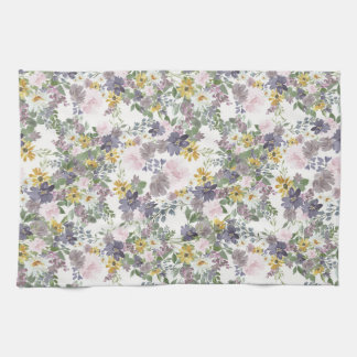 Sunny Spring Floral Tea Towel