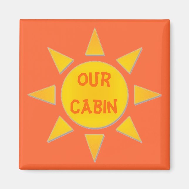 Sunny Stateroom Door Marker Magnet (Front)
