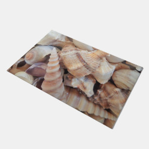 Sunny Summer Exotic Tropical Romantic Sea Shells Doormat