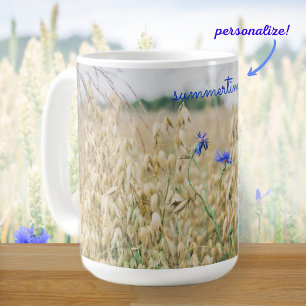 Sunny summer fields coffee mug