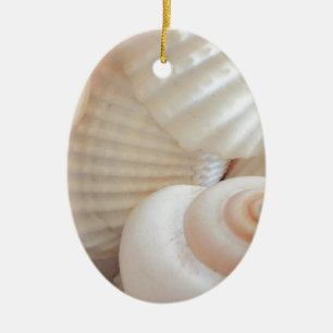 Sunny Summer Seashells Collection Ceramic Tree Decoration