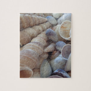 Sunny Summer Seashells. Romantic, Exotic Tropical Jigsaw Puzzle