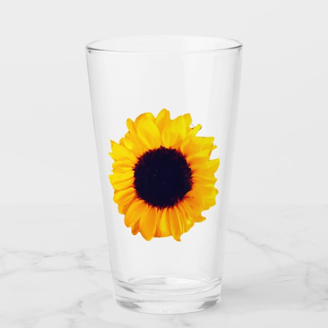 Sunny Sunflower 4Serena Glass (Front)