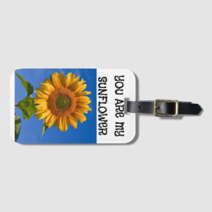 Sunny Sunflower – Cute & Stylish Eco-Frie Luggage Tag