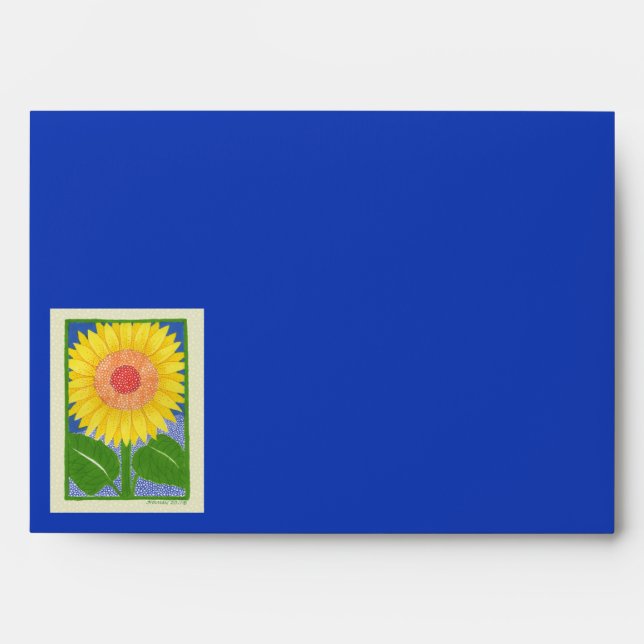 Sunny Sunflower Envelope (Front)