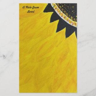 Sunny Sunflower Stationary Stationery
