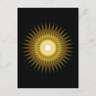 sunny symbol postcard
