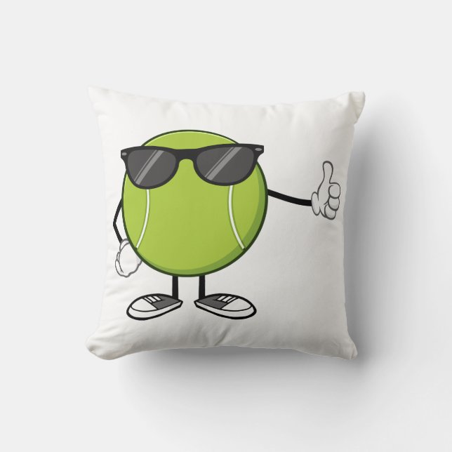 Sunny Tennis Ball Cushion (Front)