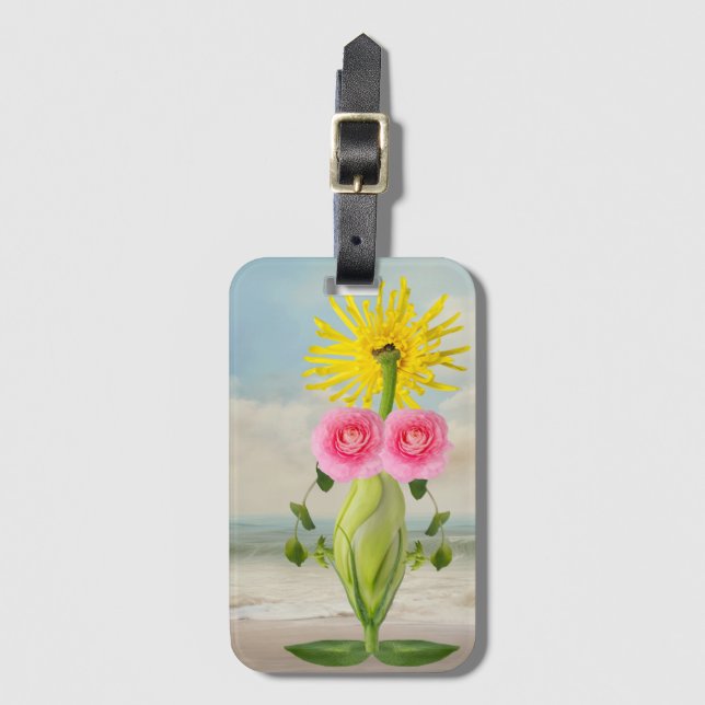 Sunny the Sea Goddess Luggage Tag (Front Vertical)