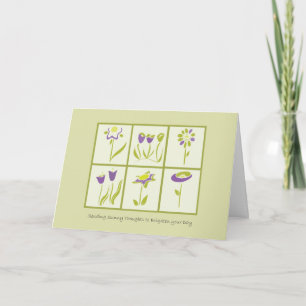 Sunny Thoughts-Thinking about you Card