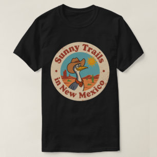 Sunny Trails_ New Mexico Desert Artwork T-Shirt