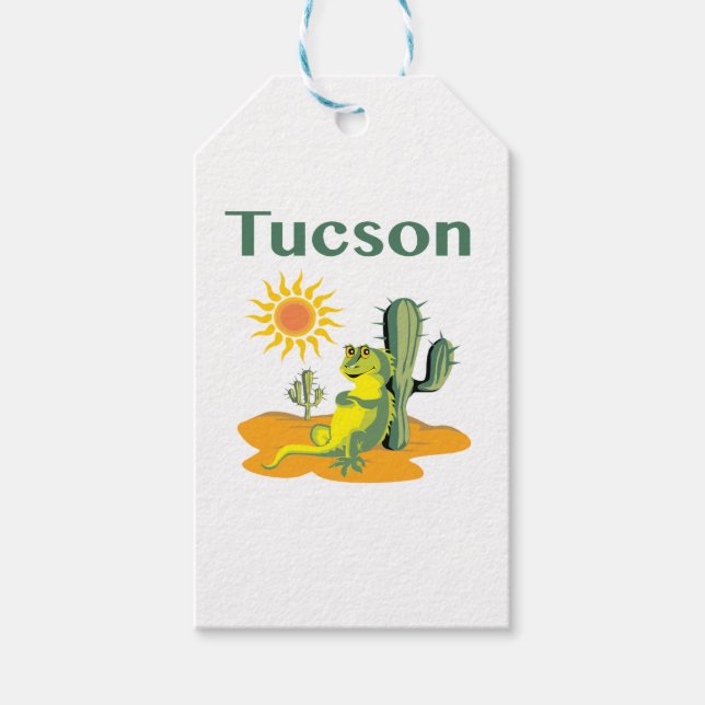 Sunny Vibes Tucson Gift Tags (Front)