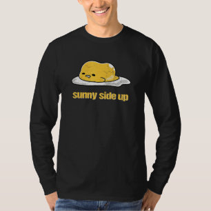 Sunny Vintage Side Up Yellow Egg Fried On One Sid T-Shirt