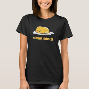 Sunny Vintage Side Up Yellow Egg Fried On One Sid T-Shirt