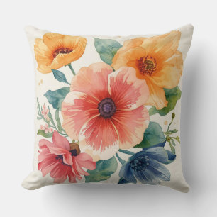 Sunny Vintage Sunflowers Cushion