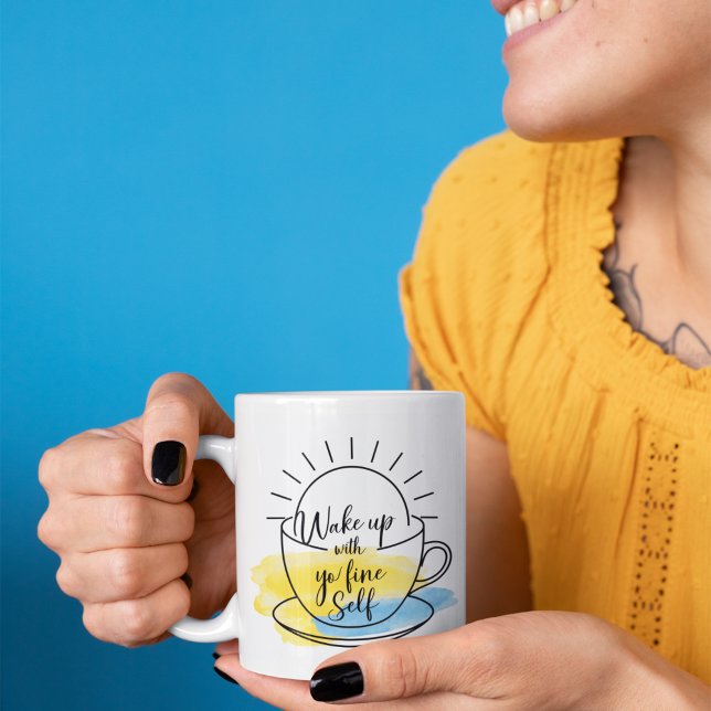 Sunny Wake Up With Yo Fine Self Playful Mug (Creator Uploaded)