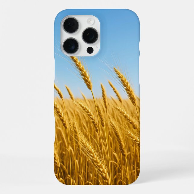 Sunny wheat field iPhone case (Back)