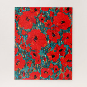 Sunny Wild Poppies Jigsaw Puzzle