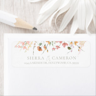 Sunny Wildflower Wedding Border ID1023