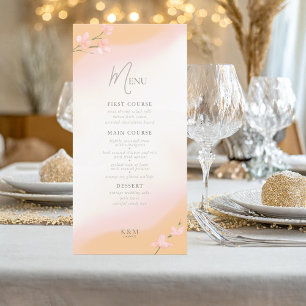 Sunny Wildflower Wedding Gradient ID1023