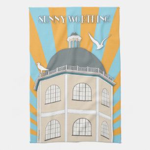 Sunny Worthing kitchen towel