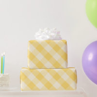 Sunny Yellow Chequered Pattern