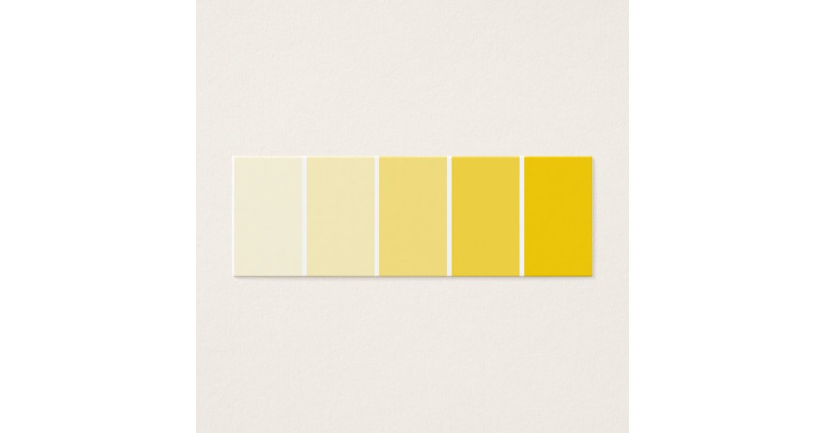 Sunny Yellow Paint Samples Zazzle