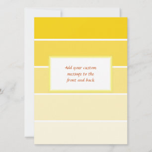 Sunny Yellow Paint Samples