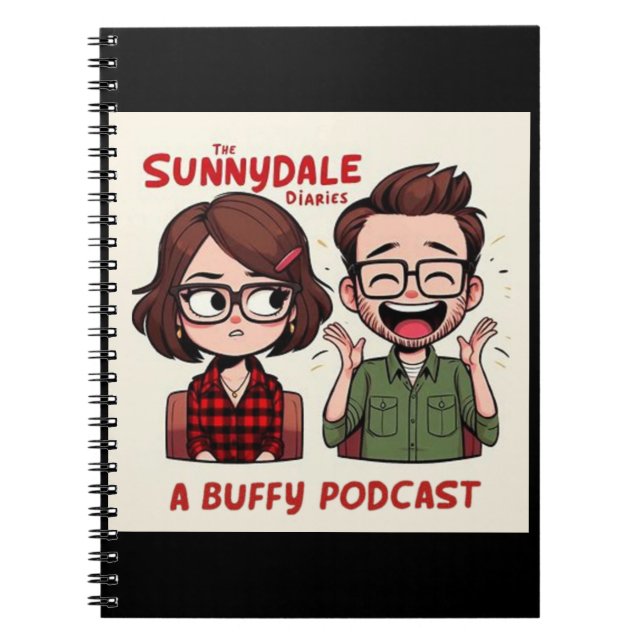 Sunnydale Diaries Podcast Logo Notebook (Front)
