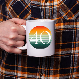Sunrise 40 Birthday Coffee Mug
