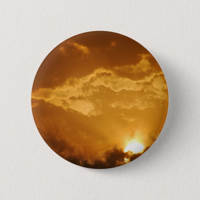 Sunrise 6 Cm Round Badge (Front)