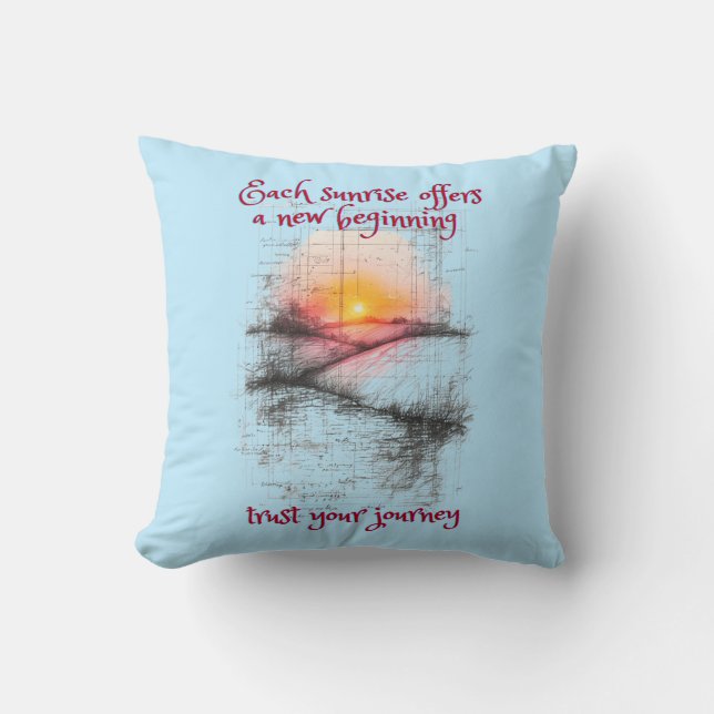 Sunrise, A New Day Cushion (Front)