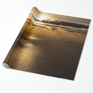 Sunrise above the Atlantic ocean Wrapping Paper