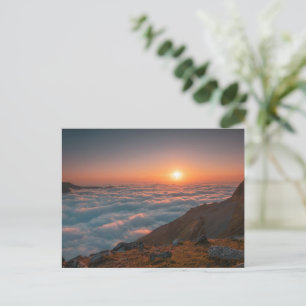Sunrise Above the Sea of Clouds Postcard
