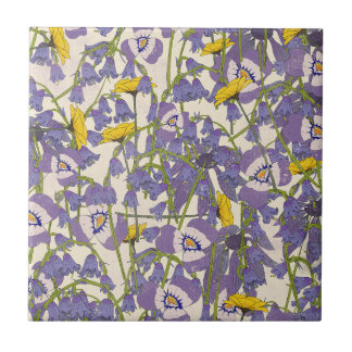 Sunrise among the flowers tile