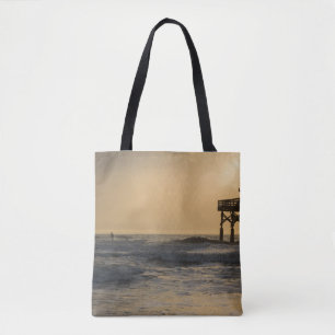 Sunrise and Paddleboarding Tote Bag