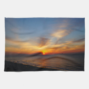 Sunrise and Sea Tea Towel