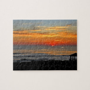 Sunrise And Shore Jigsaw Puzzle