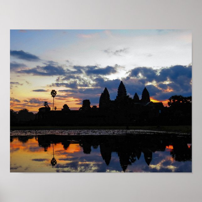 Sunrise at Angkor Wat, Cambodia - Poster (Front)