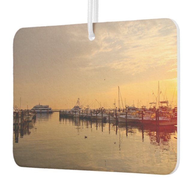 Sunrise at Atlantic Highlands, NJ Air Freshner Car Air Freshener (Left)