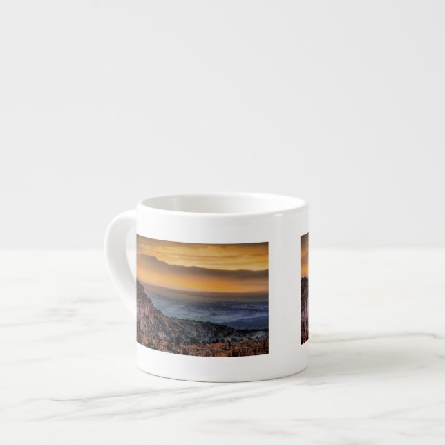 Sunrise at Bryce Canyon Espresso Cup (Front Left)