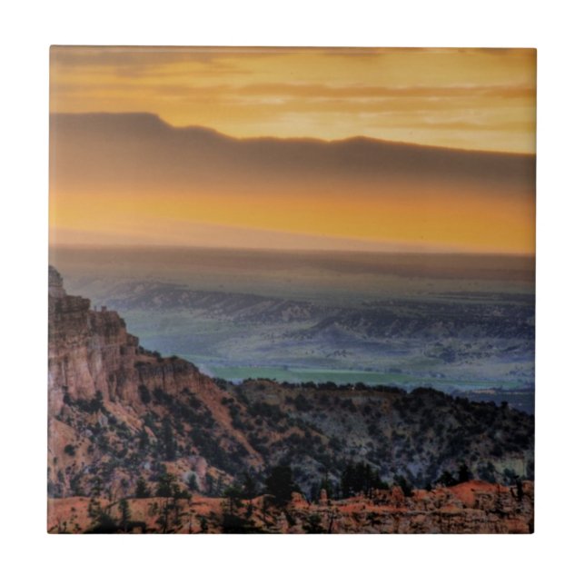 Sunrise at Bryce Canyon Tile (Front)
