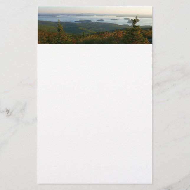Sunrise at Cadillac Mountain I Stationery (Front)