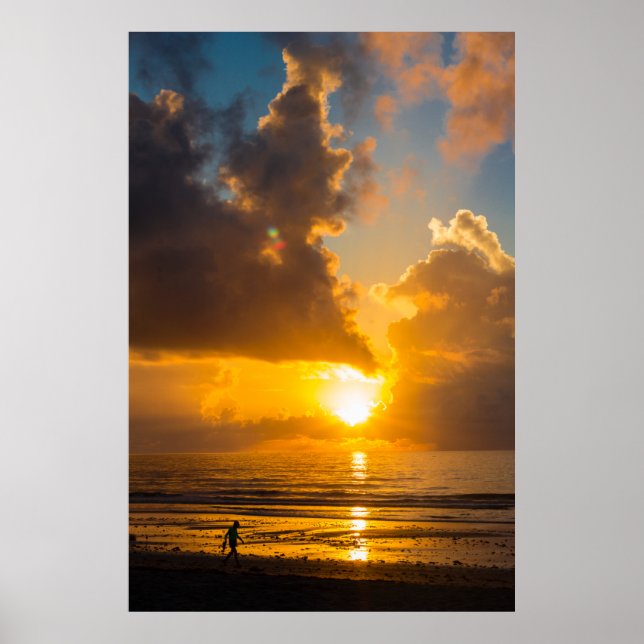 Sunrise at Cape Canaveral, Florida Poster (Front)