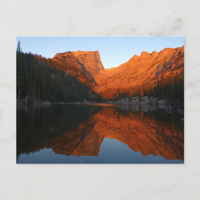 Sunrise at Dream Lake III Postcard (Front)
