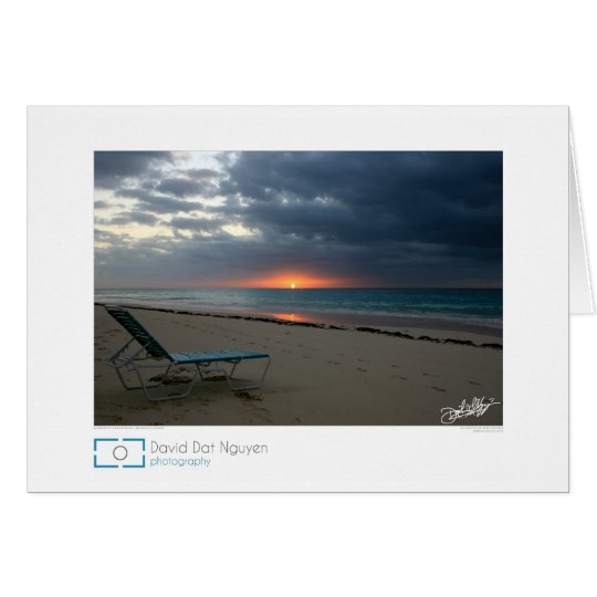 Sunrise at Elbow Beach, Bermuda Card
