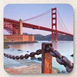 Sunrise At Fort Point Coaster