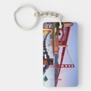 Sunrise At Fort Point Key Ring
