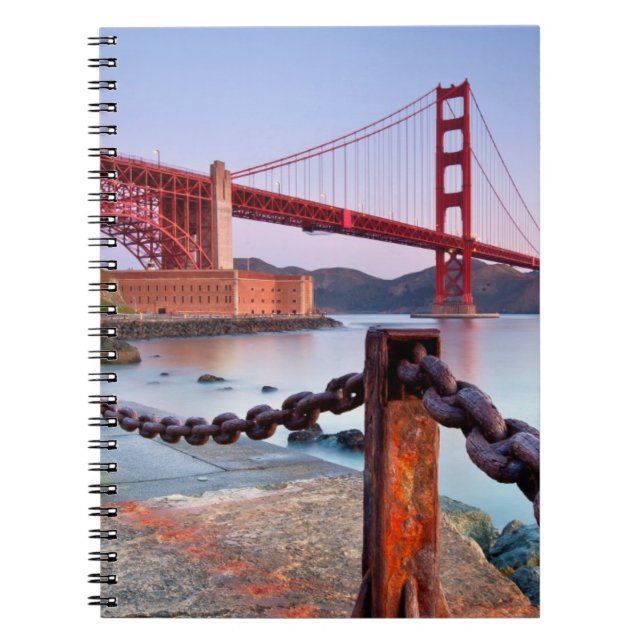 Sunrise At Fort Point Notebook (Front)