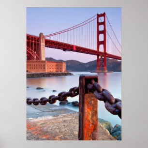 Sunrise At Fort Point Poster